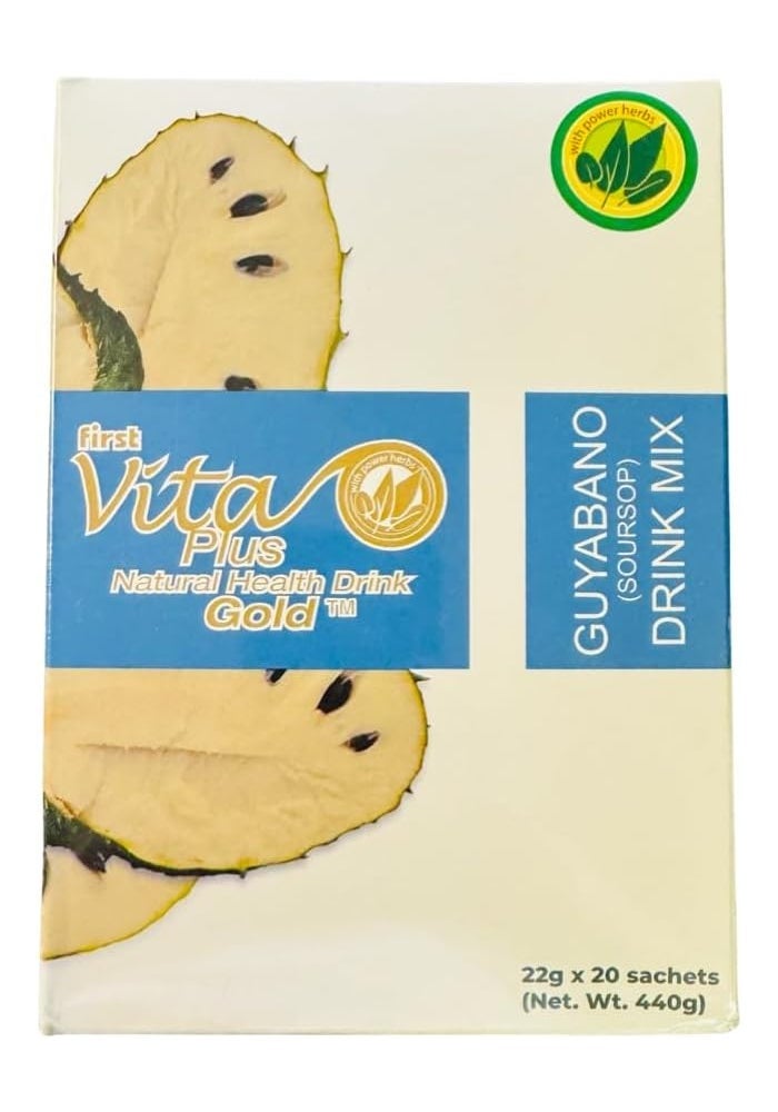 First Vita Plus Gold Guyabano Soursop Drink Mix - Image 1